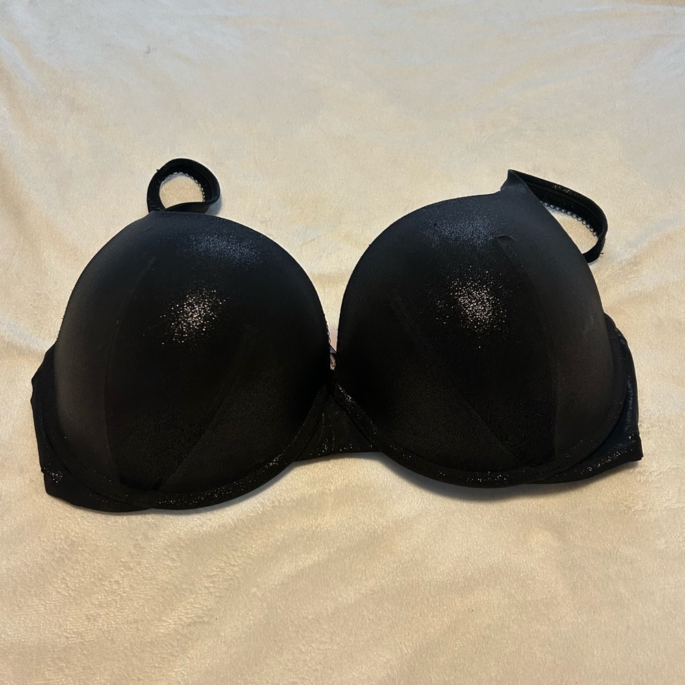Victoria Secret Body By Victoria Black Simmer Bra  36 DD